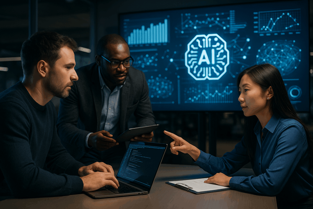 Collaboration of developers, deployers, and users in AI governance